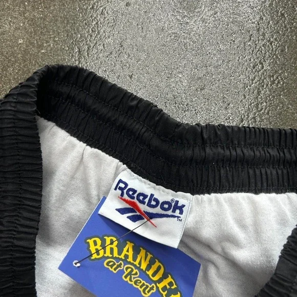 Vintage Reebok Size Medium Black Track Pants - Picture 2 of 2